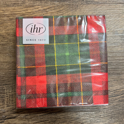 Tartan Plaid Cocktail Napkins Tartan Plaid Cocktail Napkins