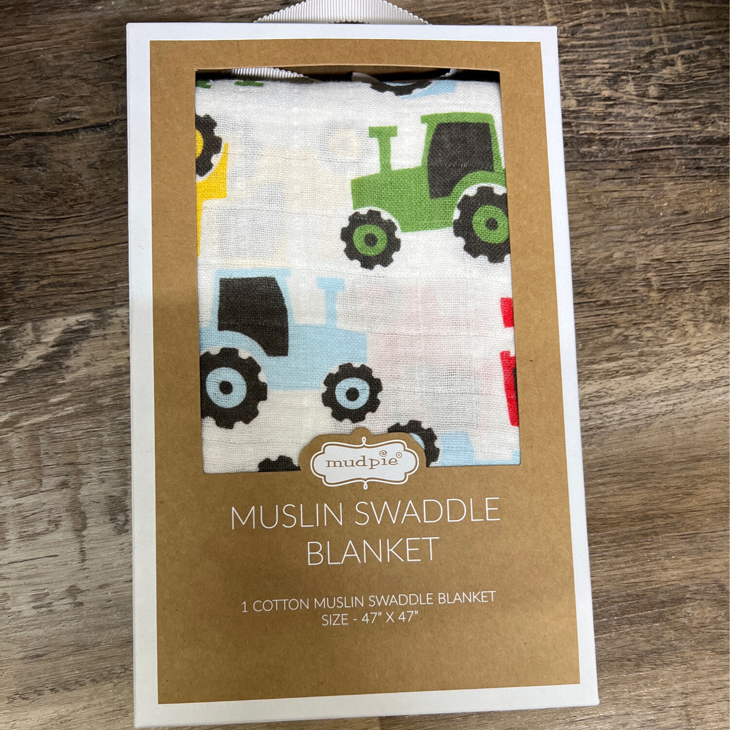 Tractors Swaddle Blanket
