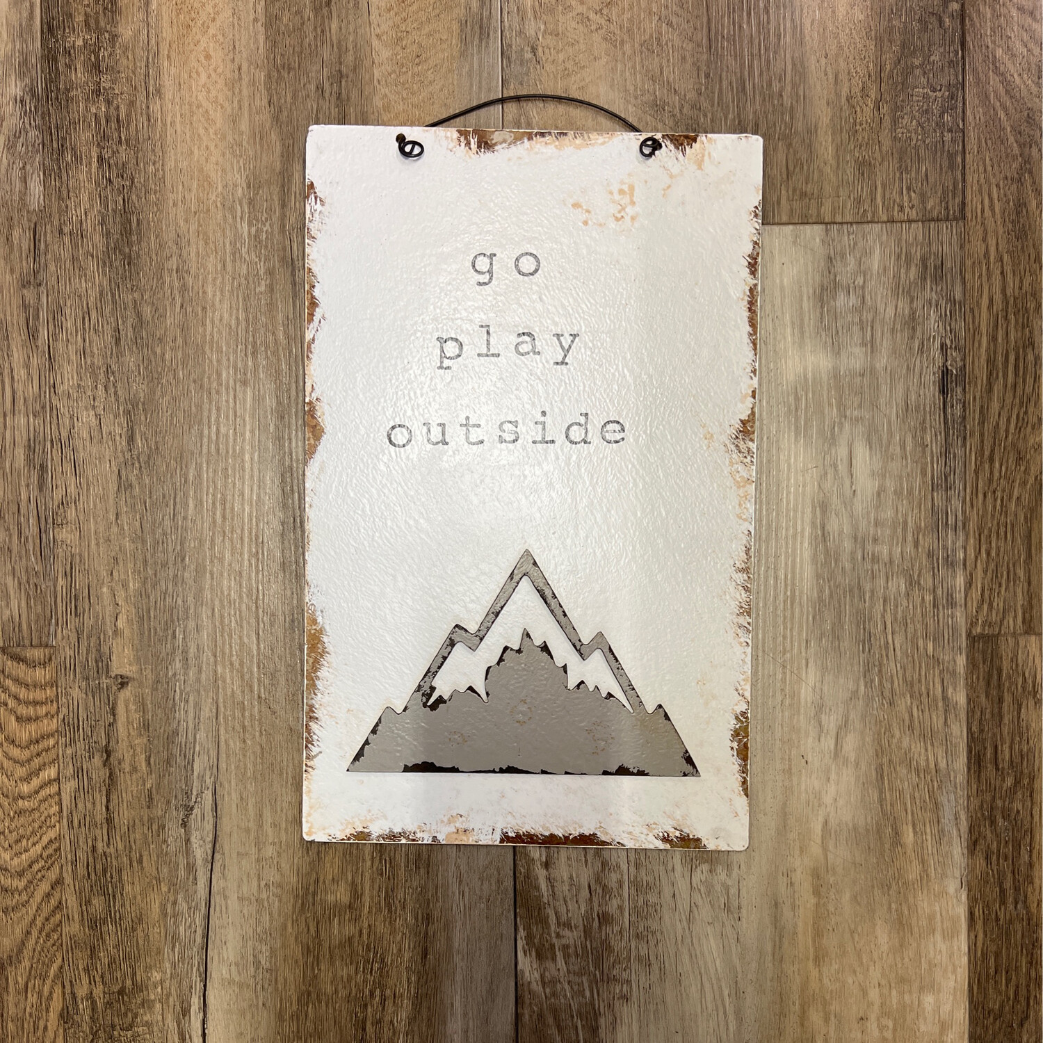 Go Play Outside Sign