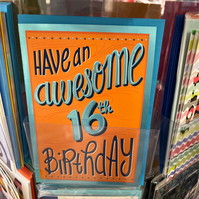 16 Have an Awesome Birthday Card