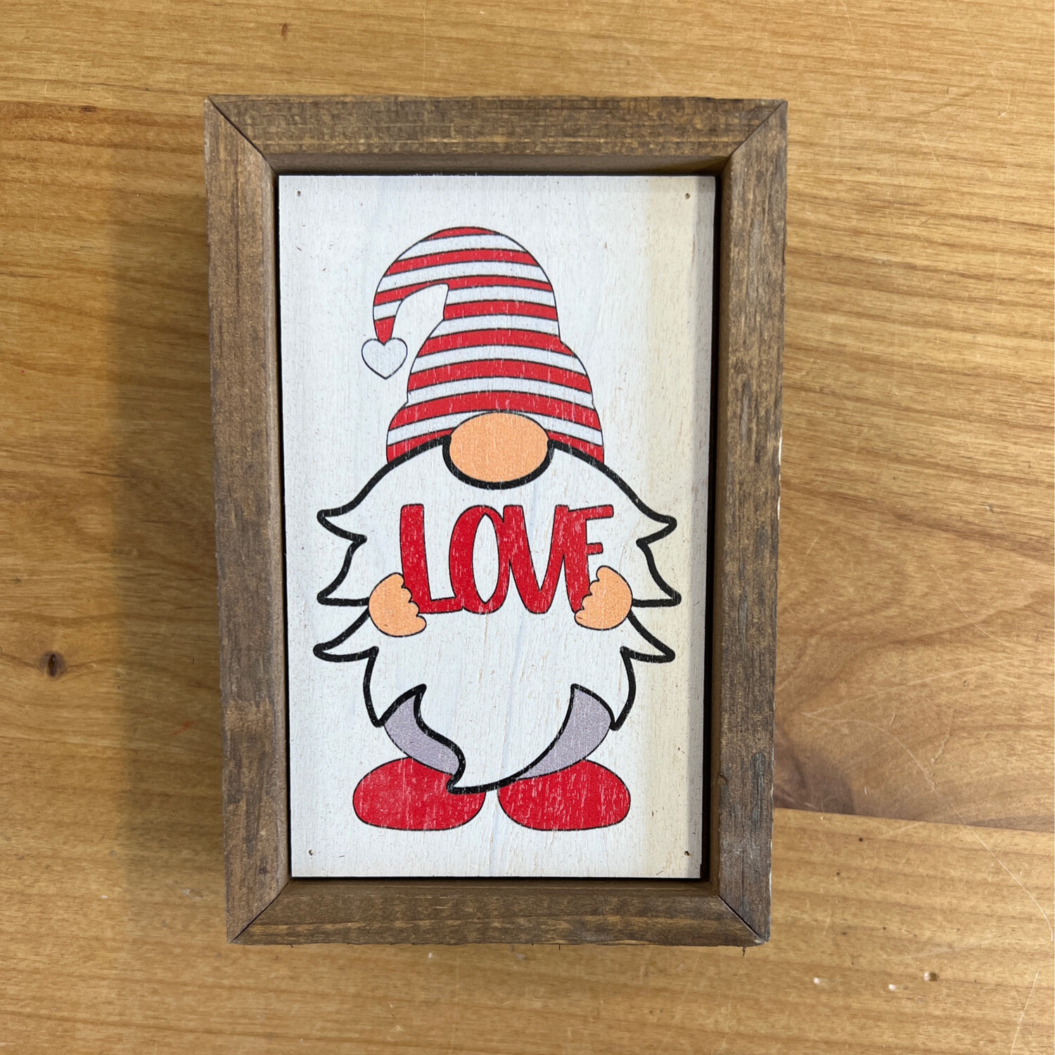 Love Gnome Framed Sign