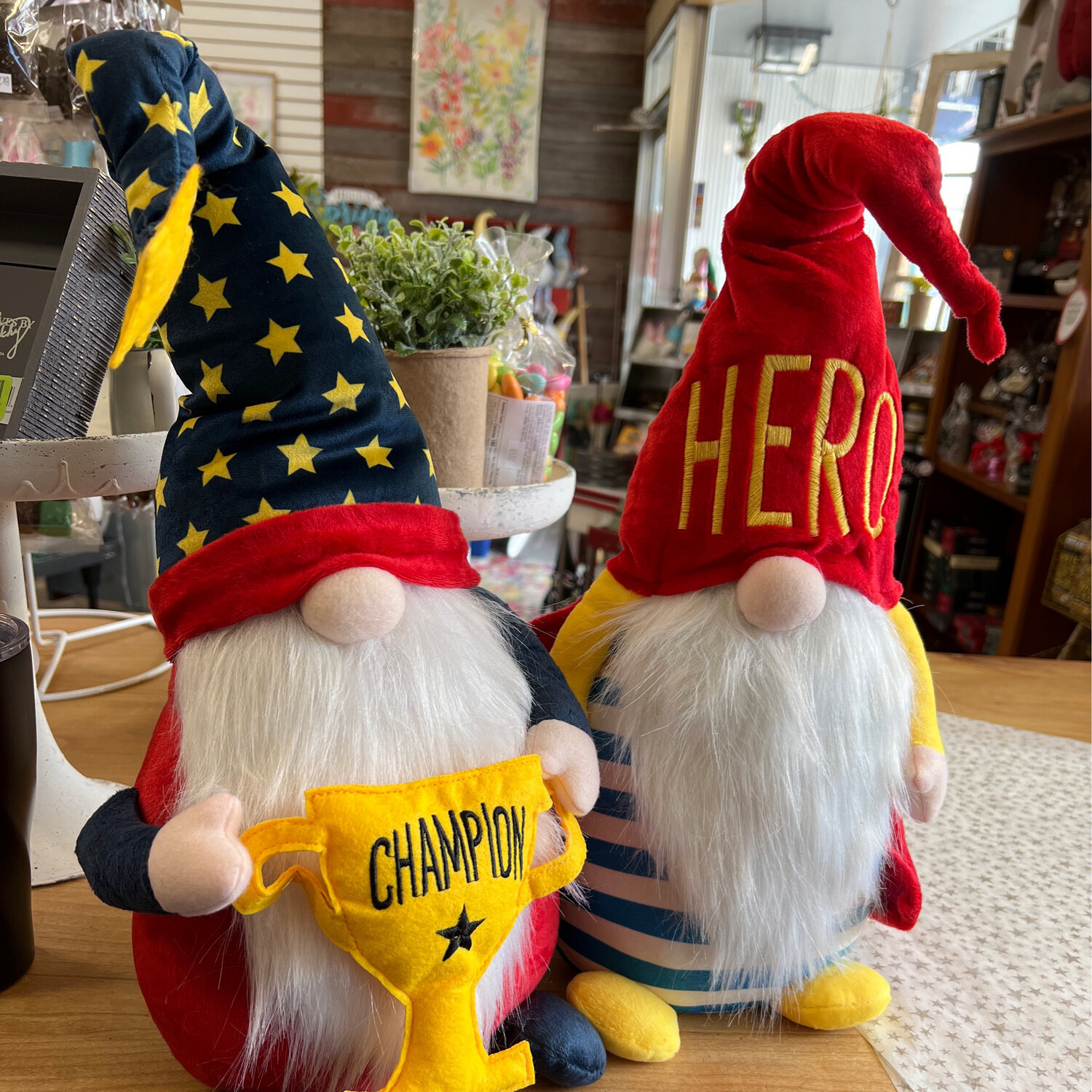 Sitting Hero Gnomes