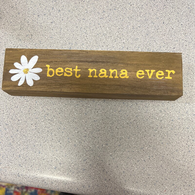 Best Nana Block Sign