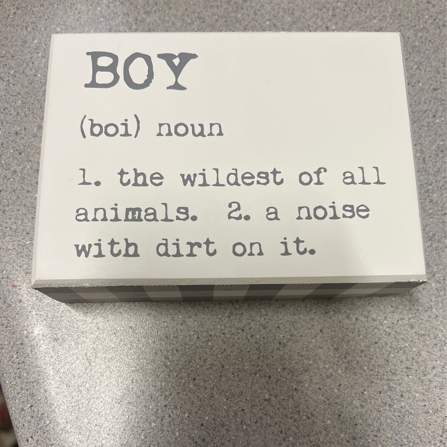 BOY definition Sign