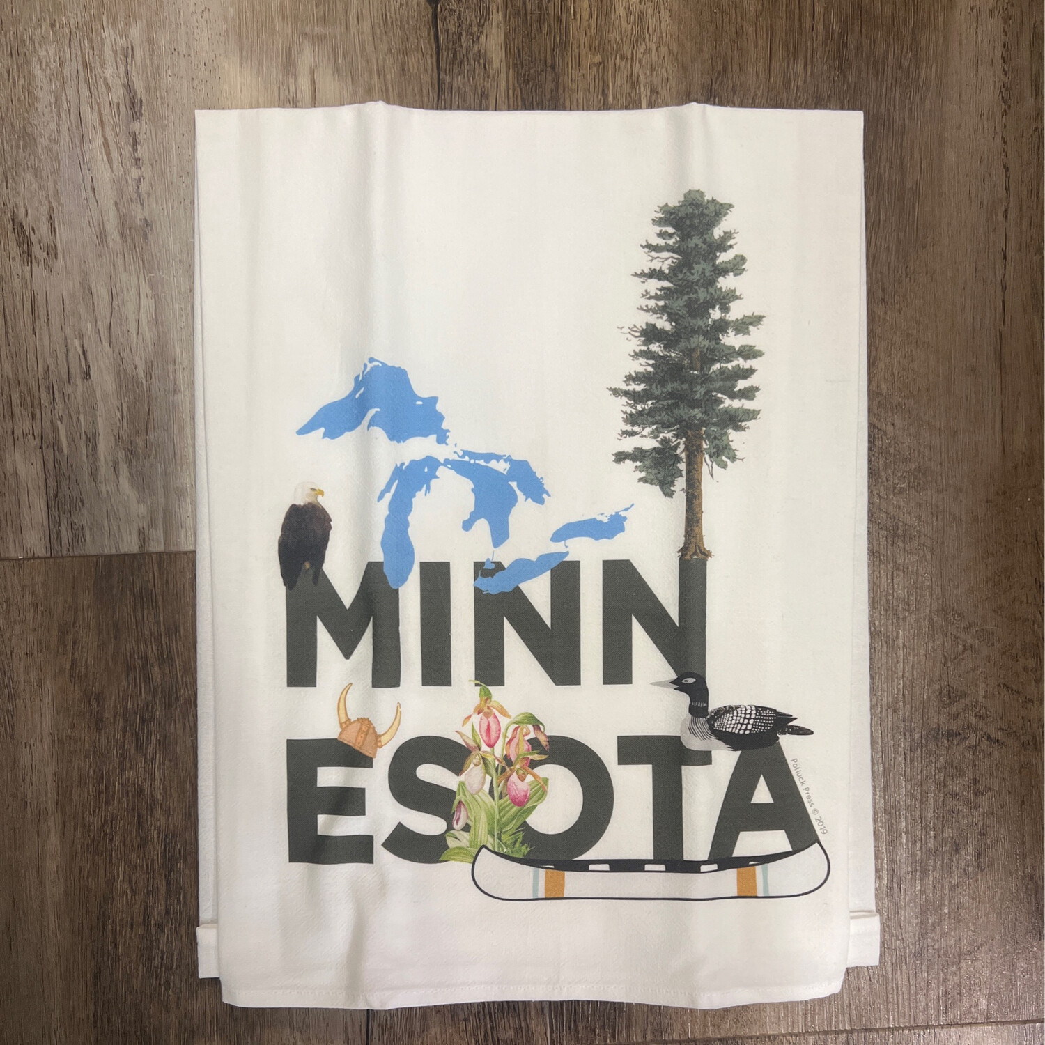 Minnesota Floursack Tea Towel