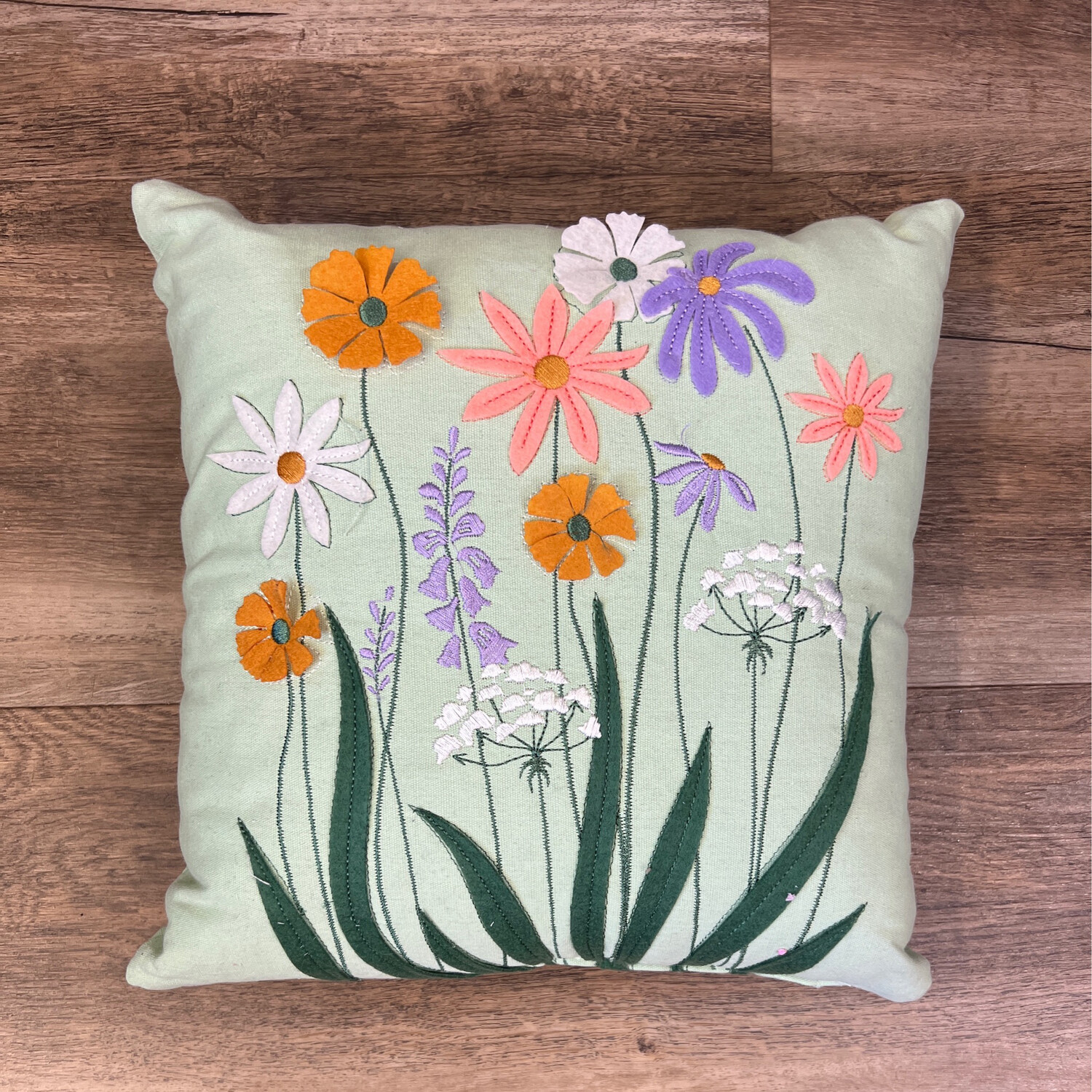 Square Wildflower Pillow