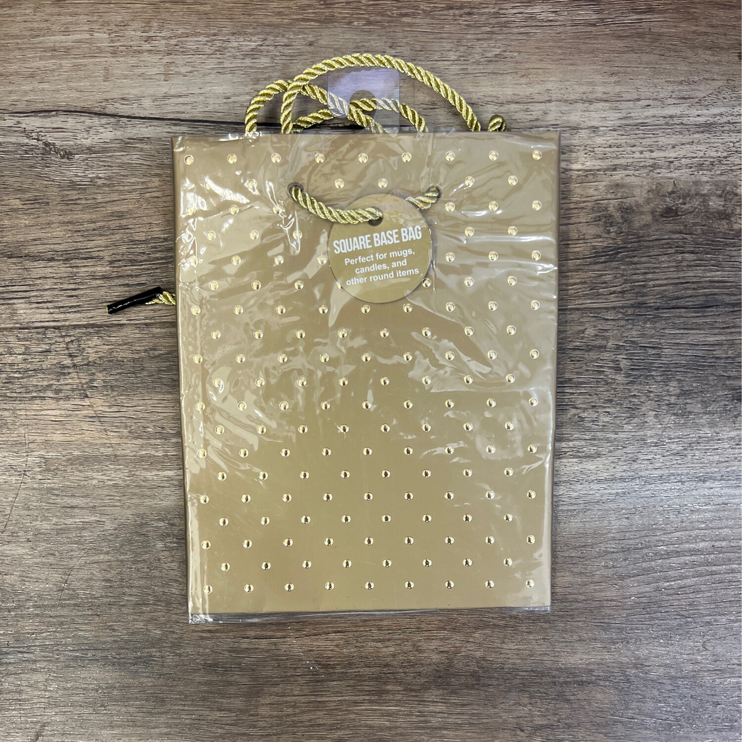 Gold Dots Gift Bag