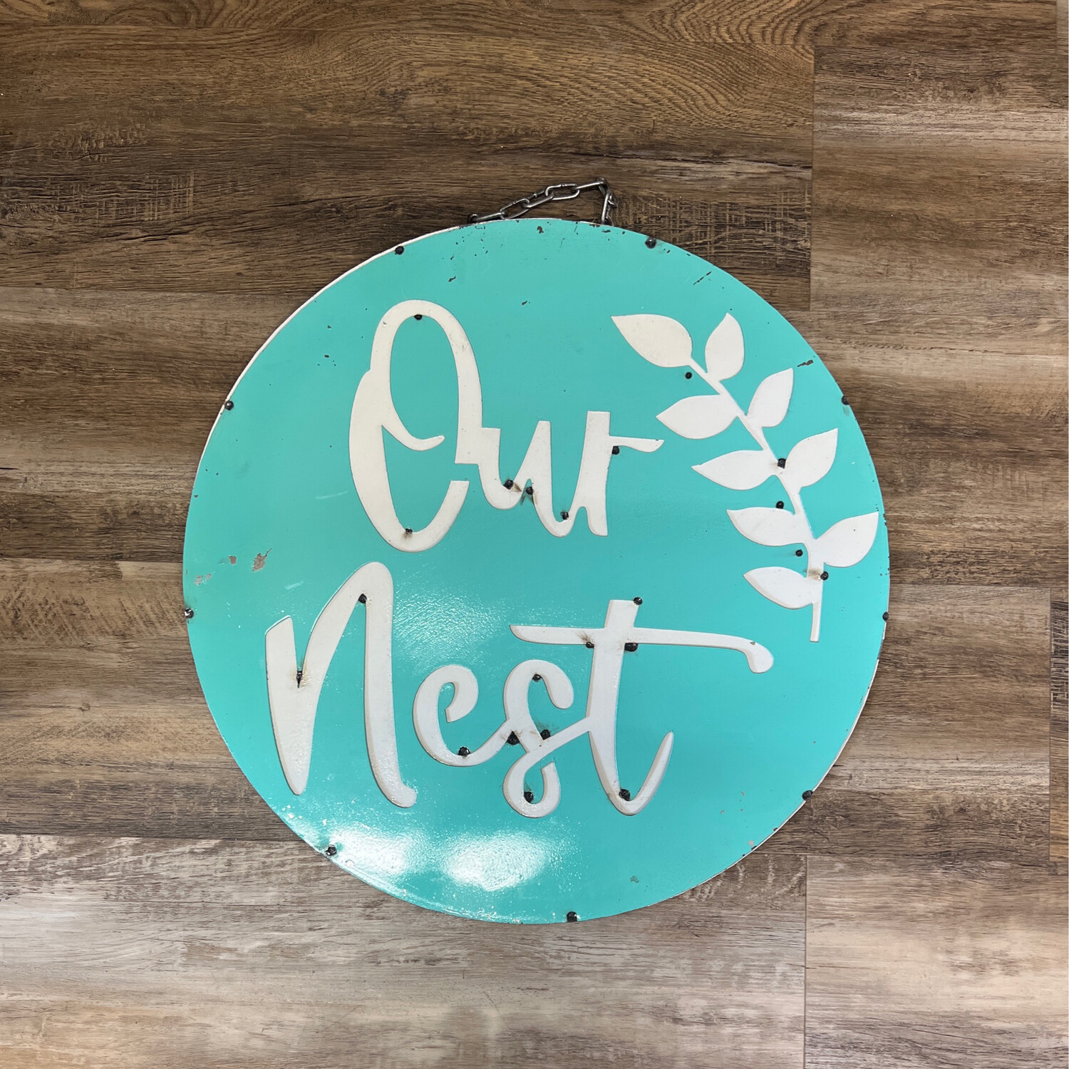 Our Nest Round Sign
