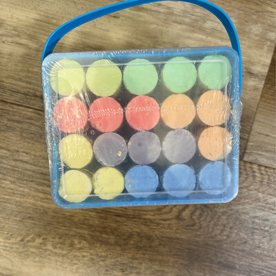 20pc Jumbo Washable Sidewalk Chalk