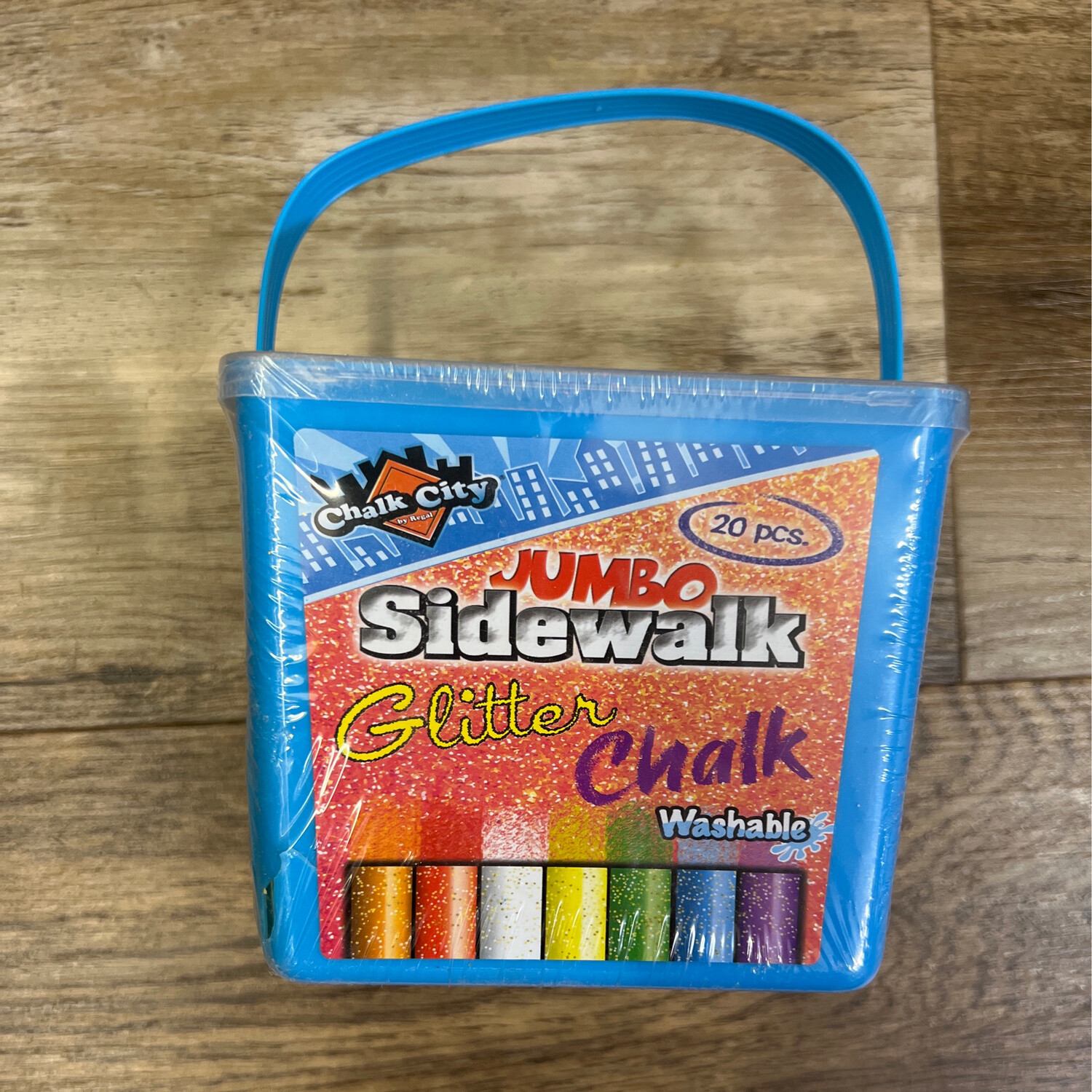 20pc Jumbo Washable Sidewalk Chalk
