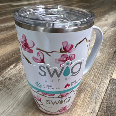 SWIG Cherry Blossoms Travel Mug