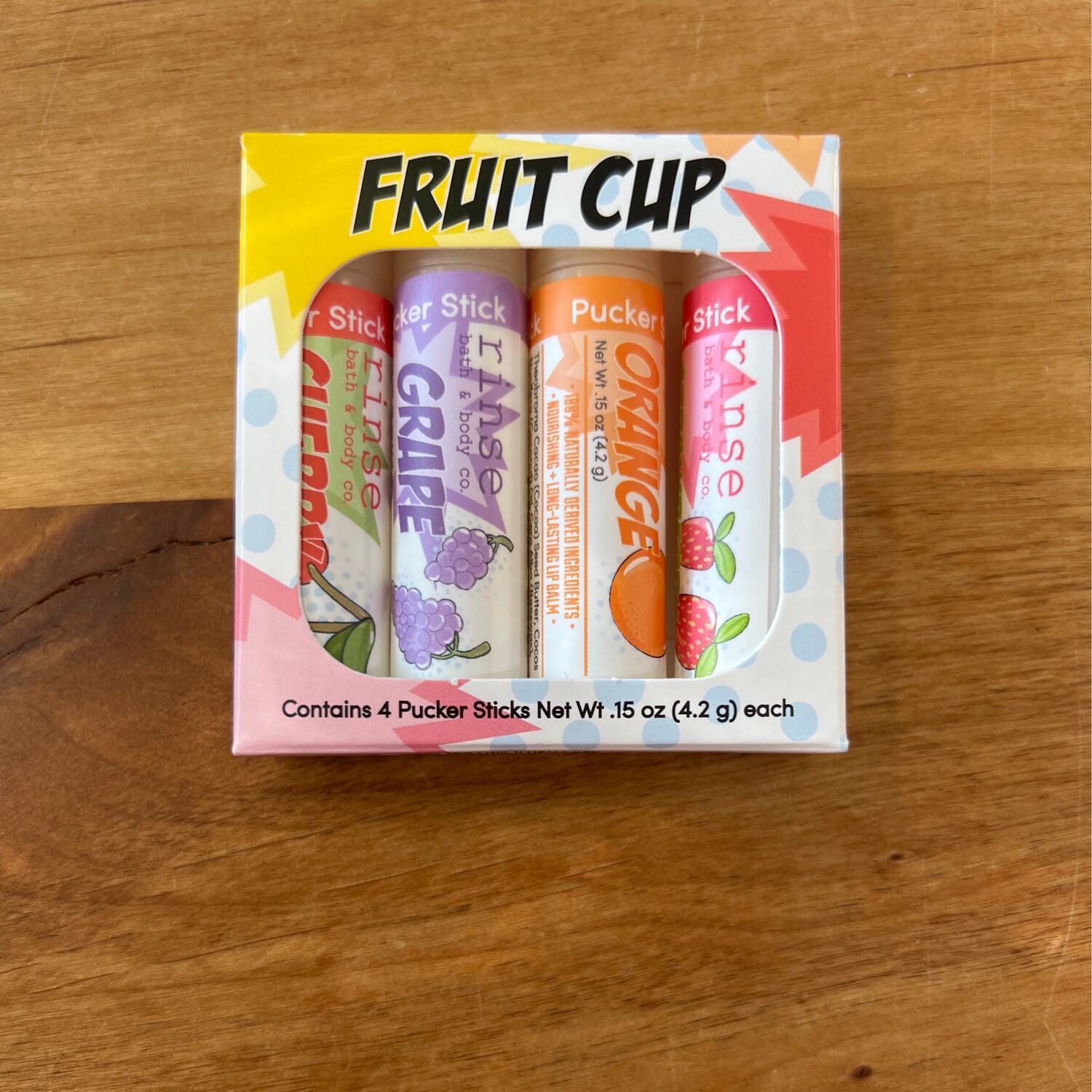 Fruit Cup Lip Balms