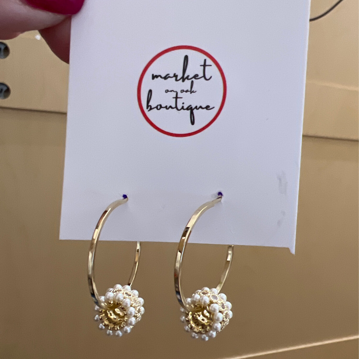 Pearl Circles Earrings
