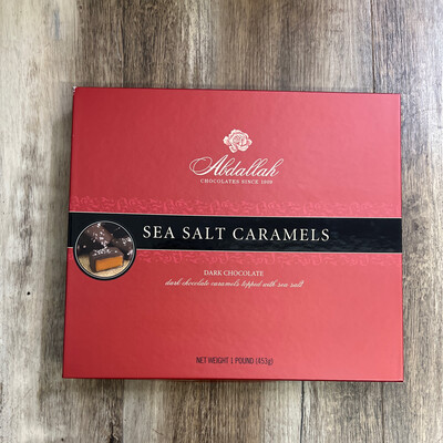 1lb Sea Salt Dark Chocolate Caramels