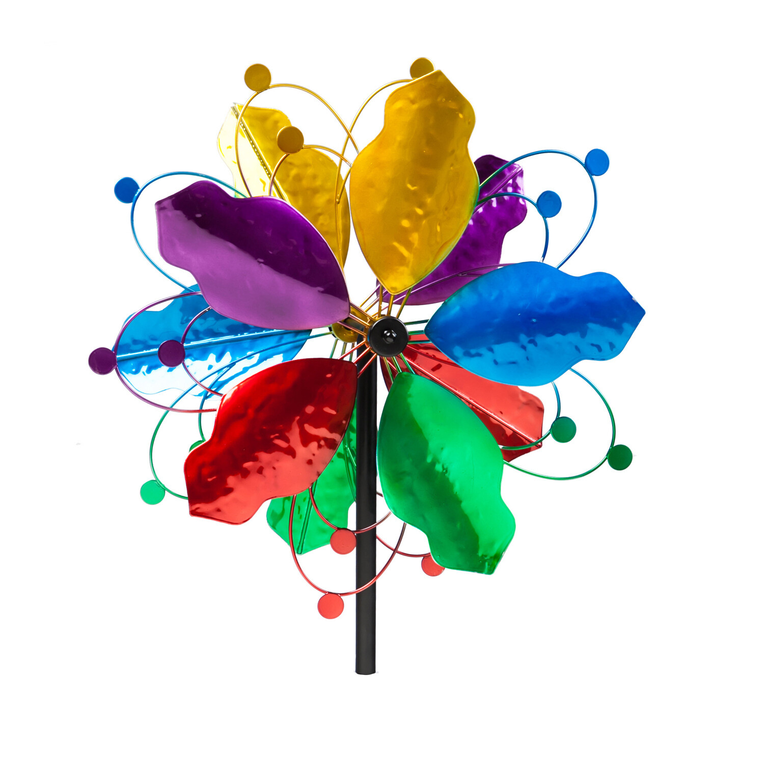 Colorful Blooms Wind Spinner