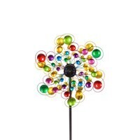 75" Solar Colorful Bubbles Spinner