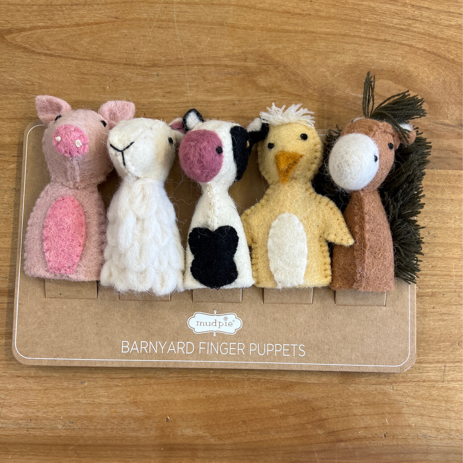 Set of 5 Barnyard Finger Puppets