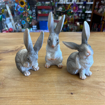 6.5" Resin Rabbits