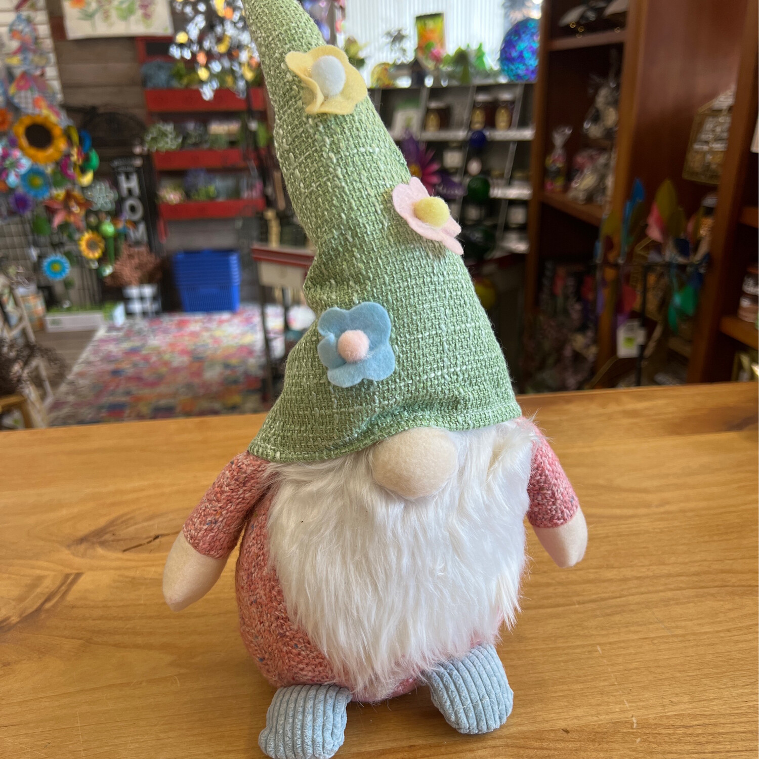 Floral Hat Gnome