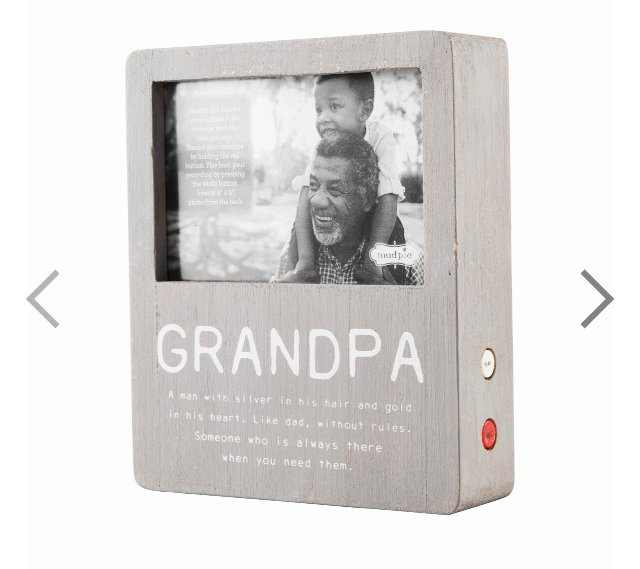 Grandpa Voice Recorded Frame