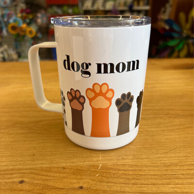 Dog Mom Insulated Travel Cup