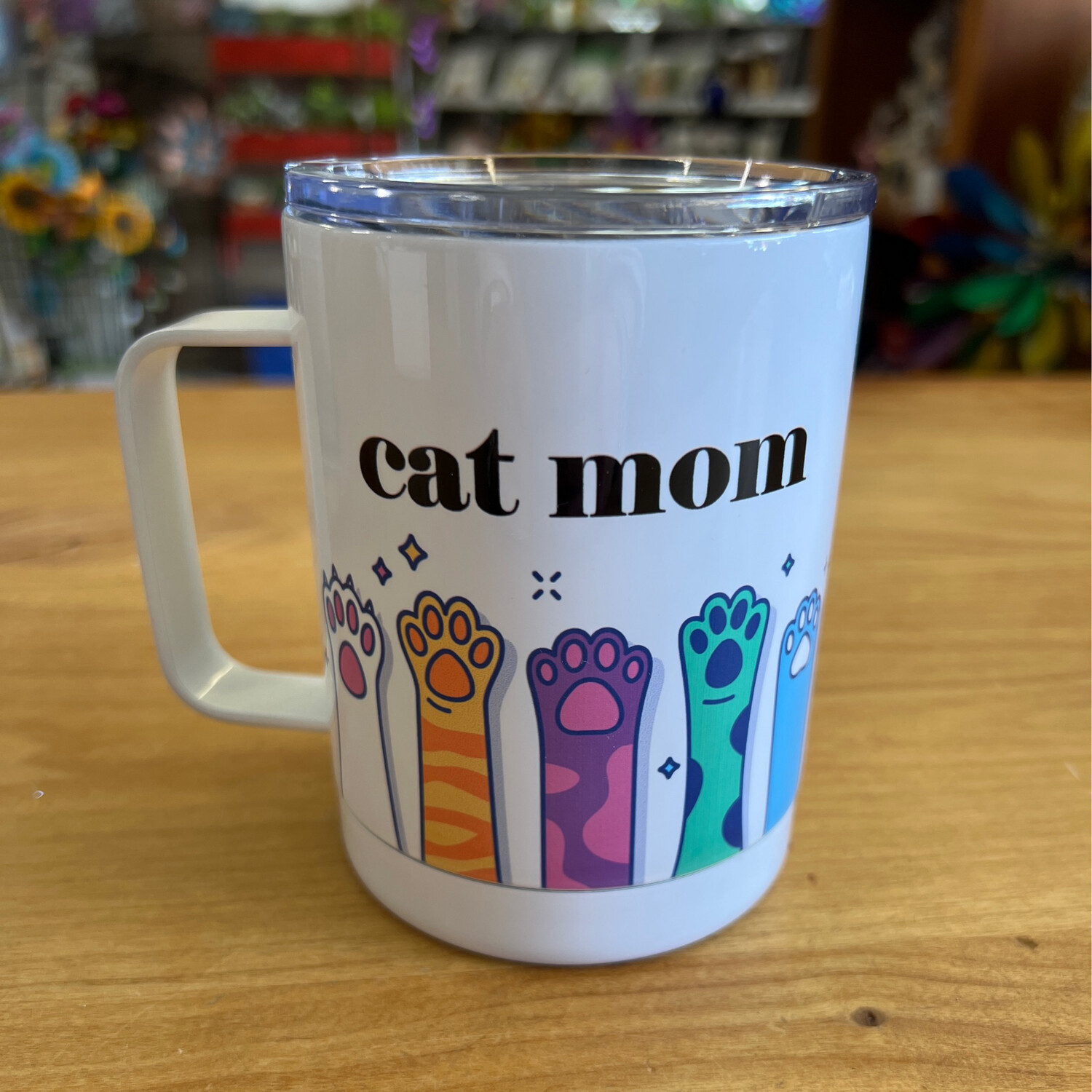 Cat Mom Insulated Travel Mug