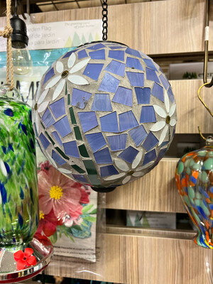 8" Solar Hanging Mosaic Ball