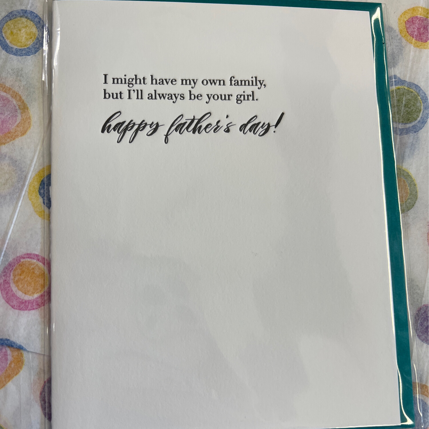 Always Be Your Girl Father's Day Card