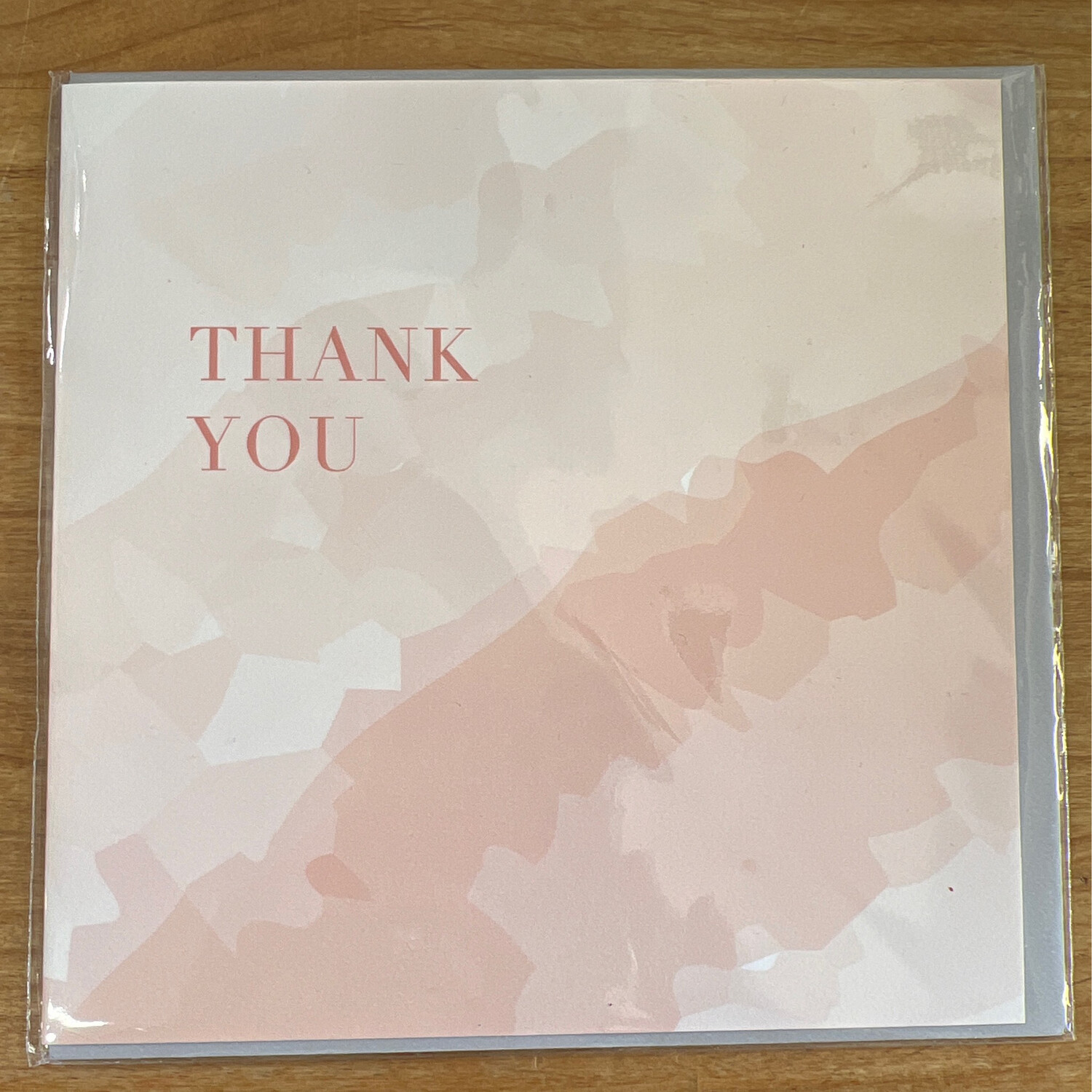 Coral 6" Square Thank You