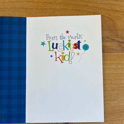 Worlds Best Dad Card