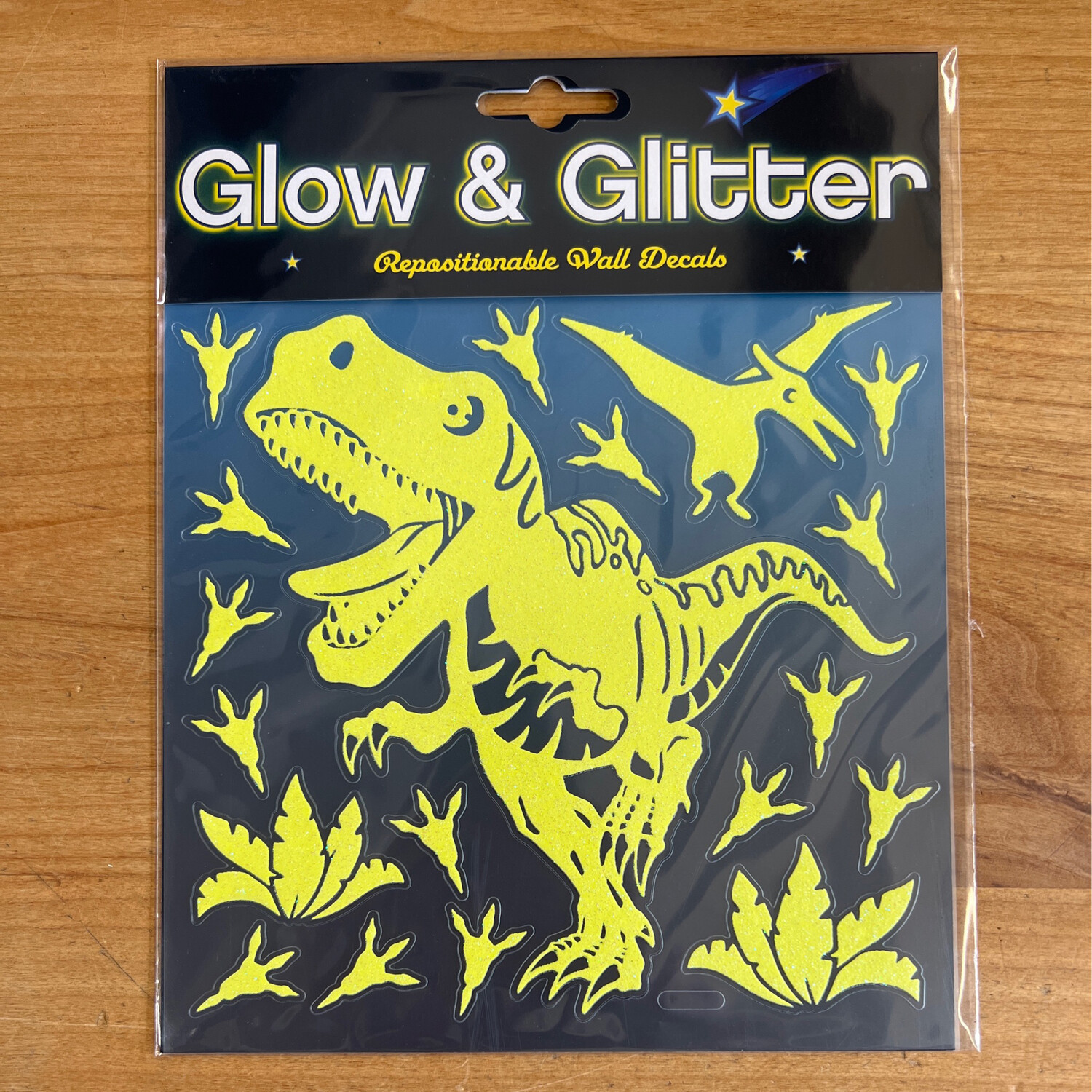 Dinosaur Glow & Glitter Decals