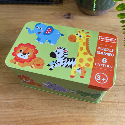 Puzzle in a Tin - Zoo Animals