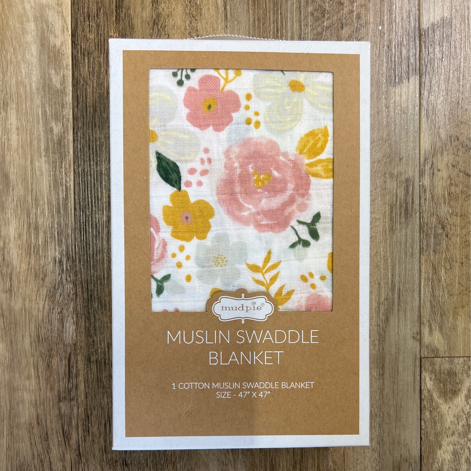 Mustard Floral Swaddle