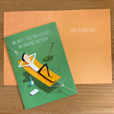 Uncle in Hammock Uncle in Hammock