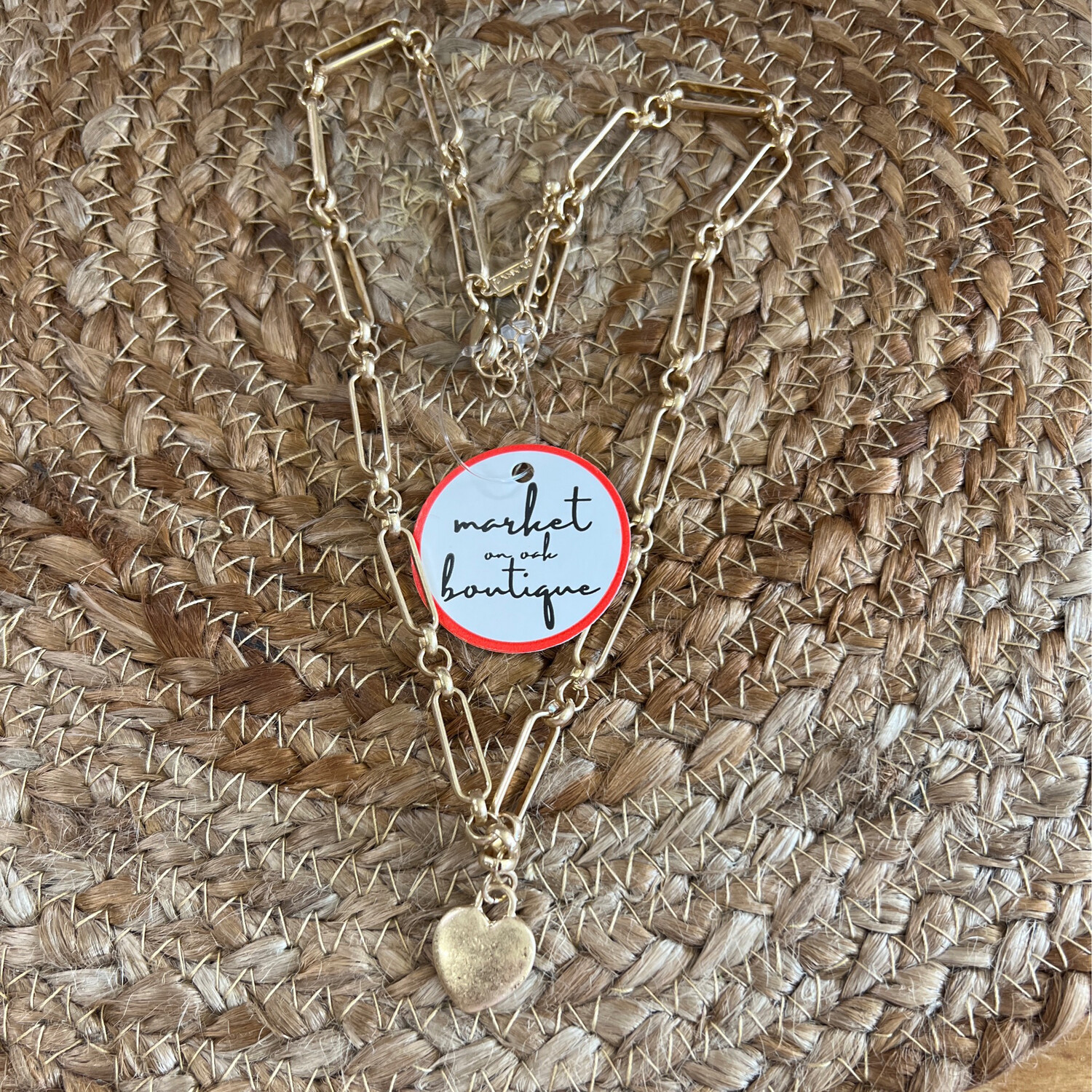 Heart Open Chain Necklace