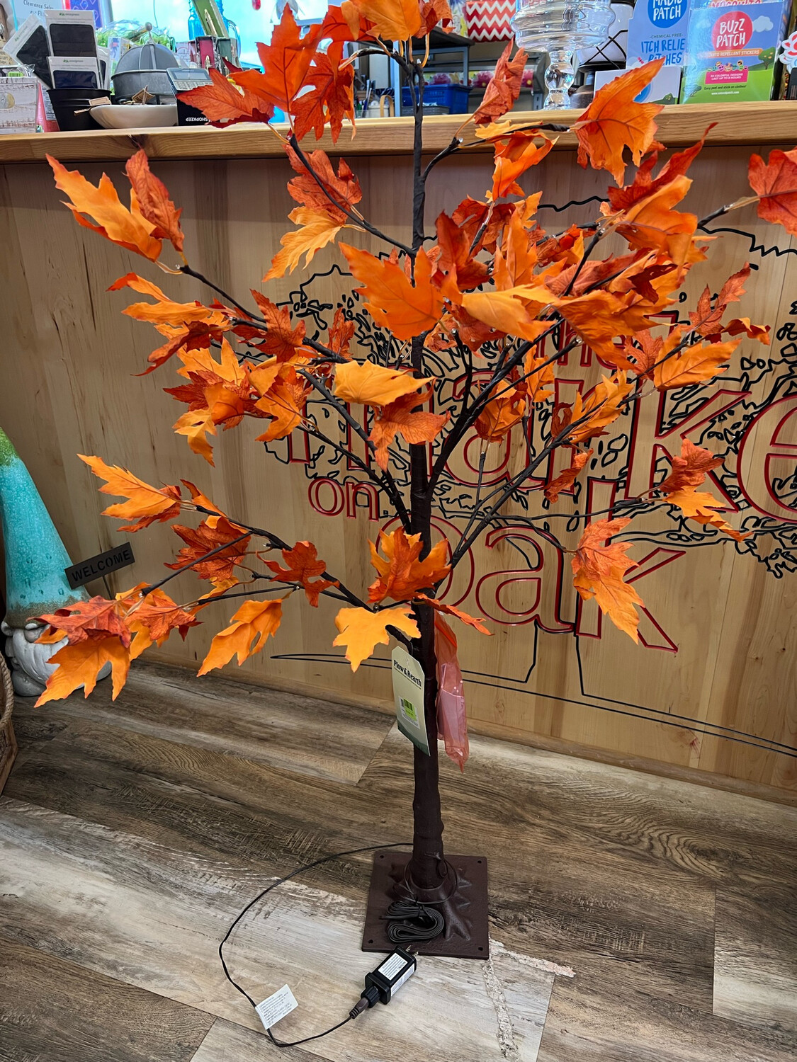 4' Lighted Indoor/Outdoor Maple Tree