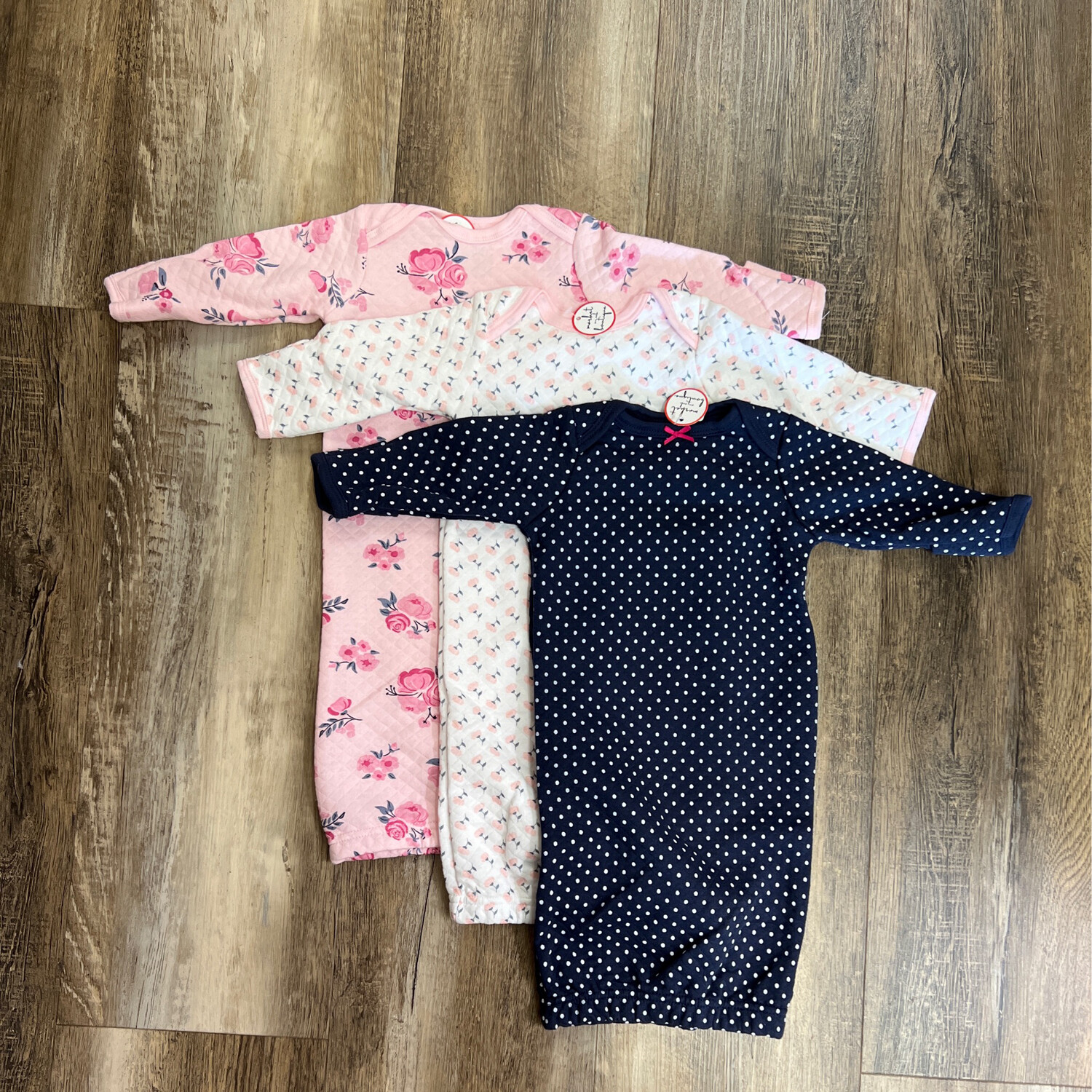 Baby Quilted Cotton Gowns