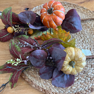 Pumpkin Flora Picks