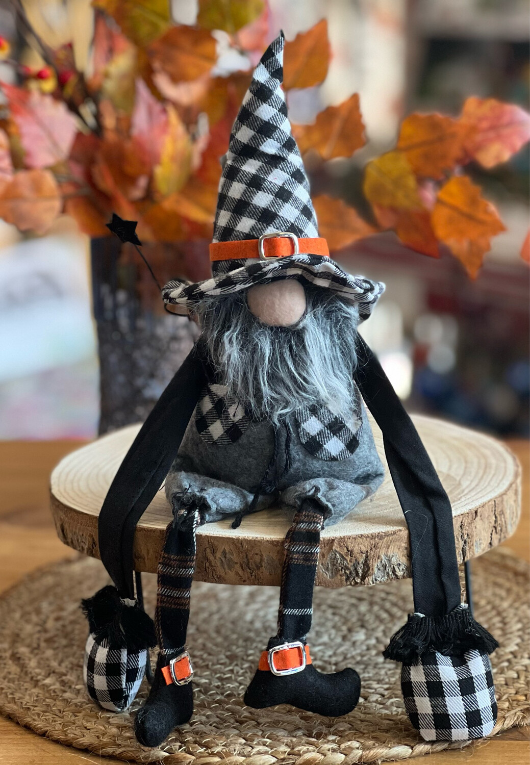 Dangling Boy Halloween Gnome