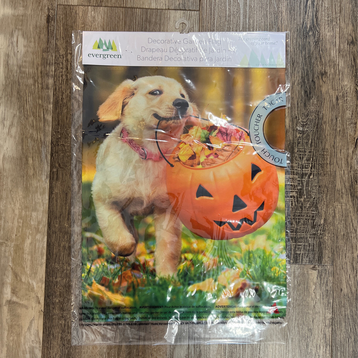 Trick or Treat Puppy Flag