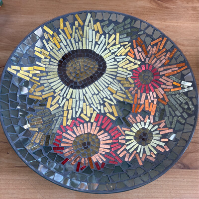 18" Mosaic Glass Bowl