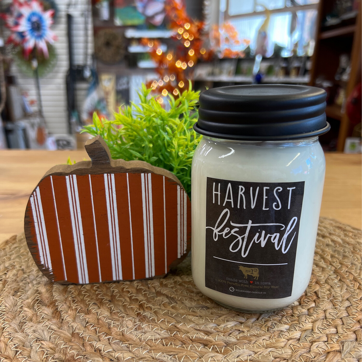13oz Harvest Festival Mason Jar