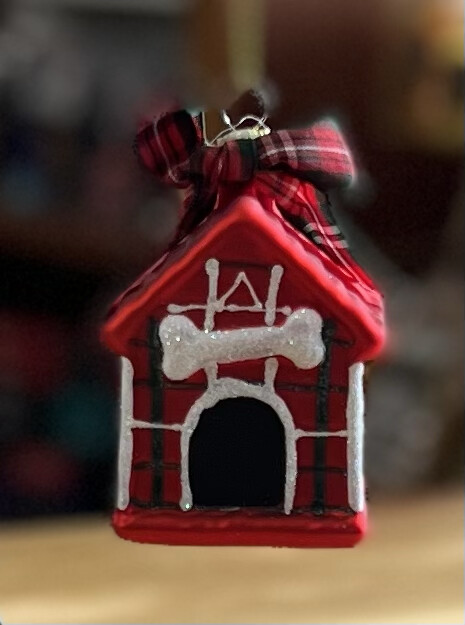 Dog House Ornament