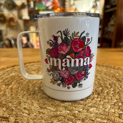 Mama Floral Travel Mug