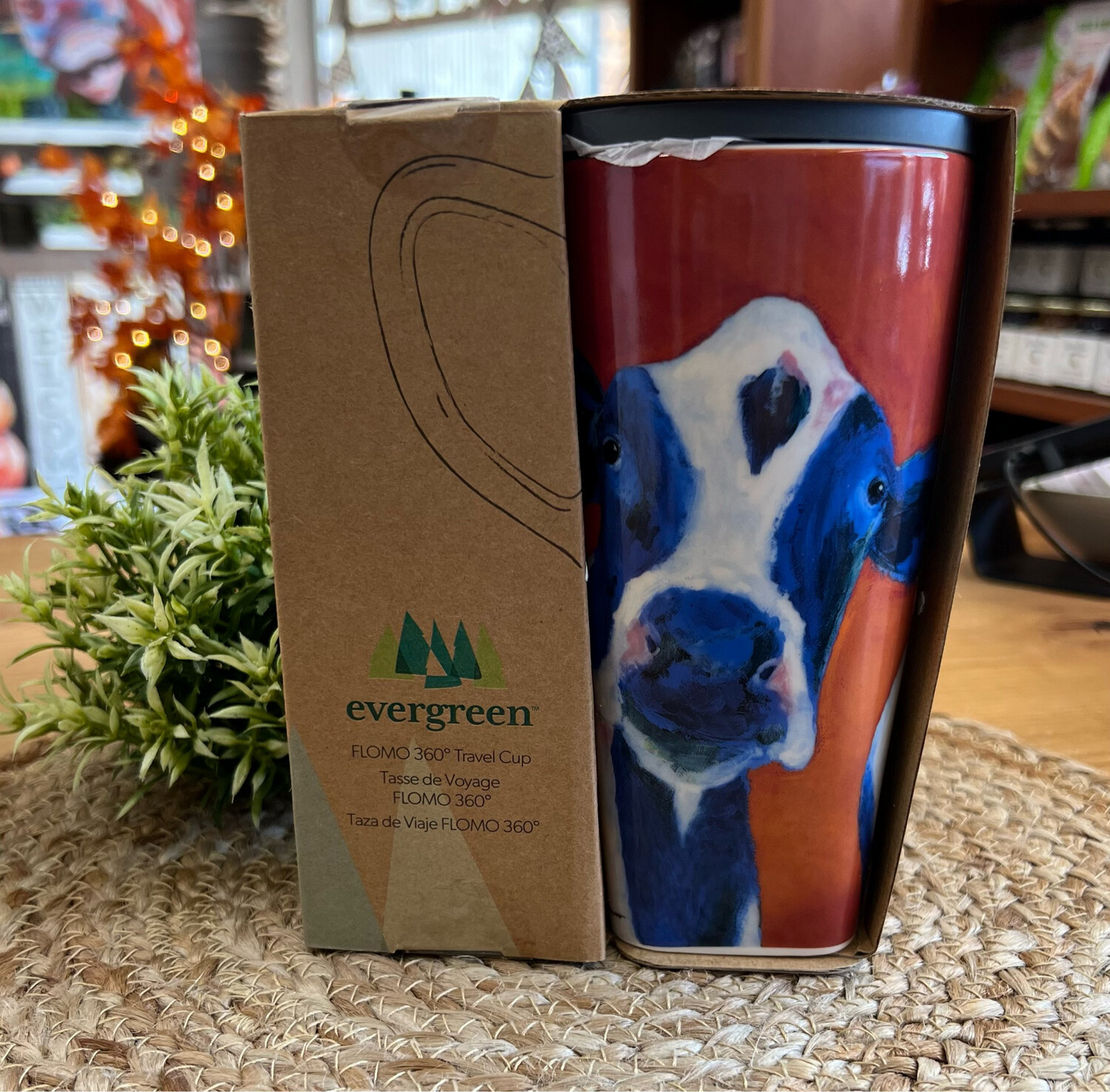 Cow FLOMO Travel Mug