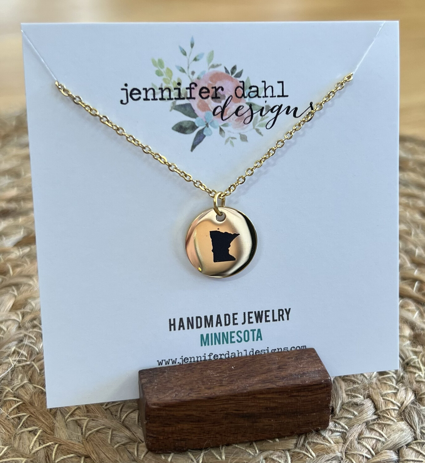 Custom MN Gold Necklace