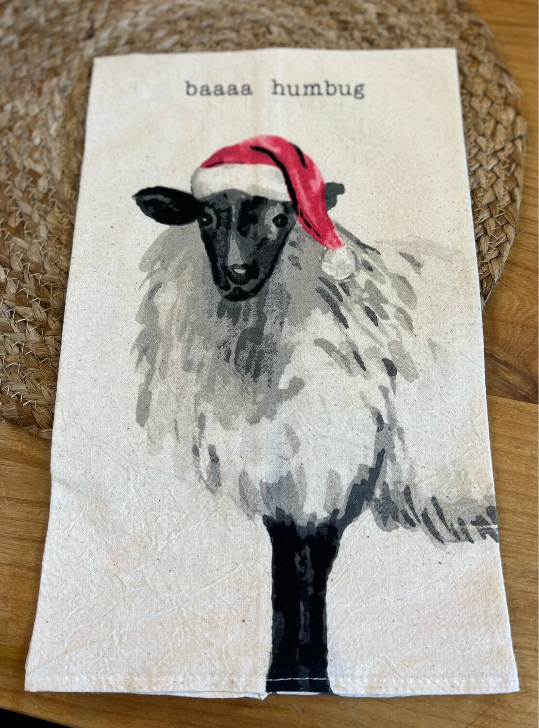 Baaaah Humbug Towel