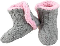Cable Sherpa Slippers-Now $9!