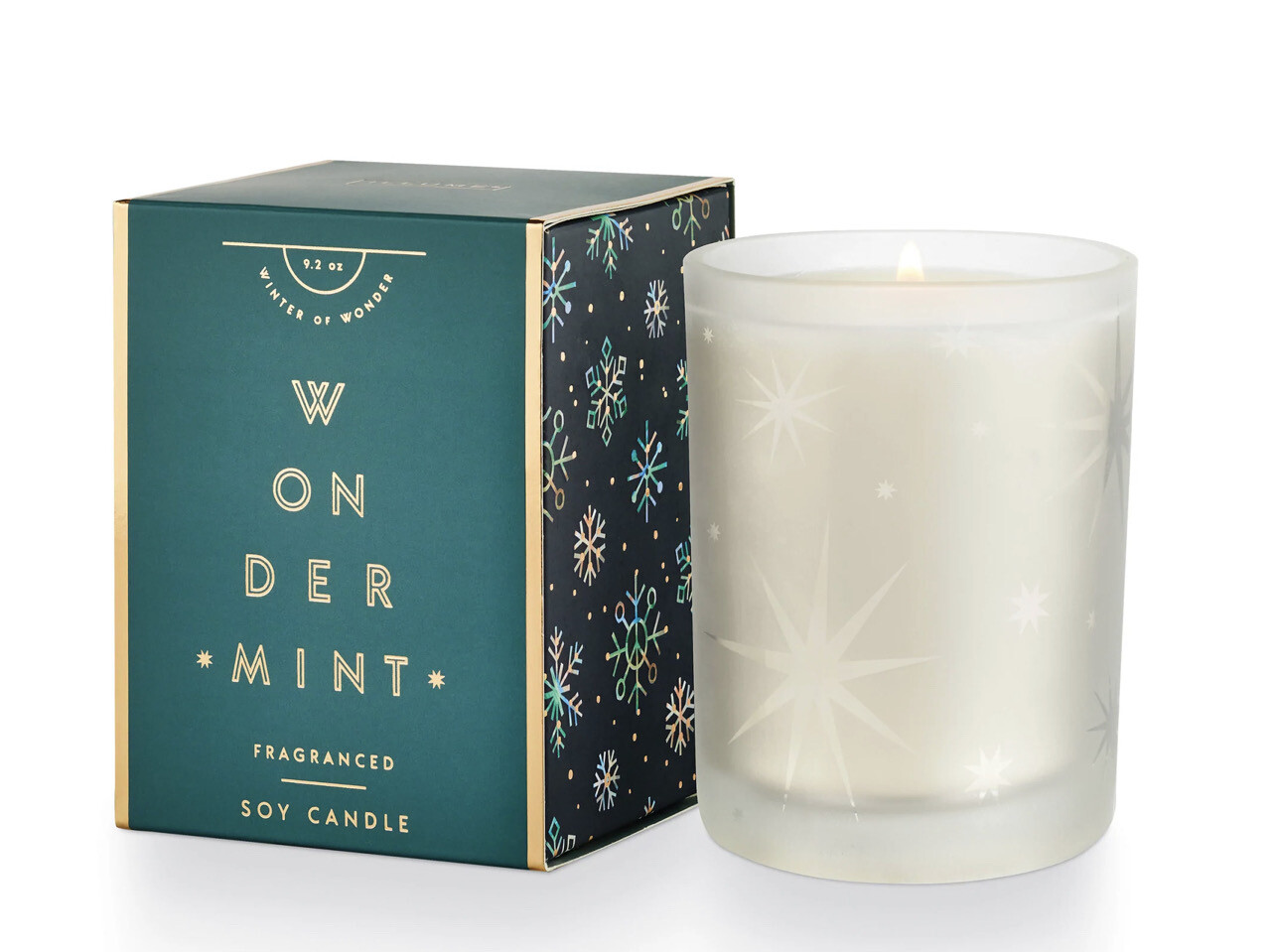 Wondermint Gifting Glass Candle