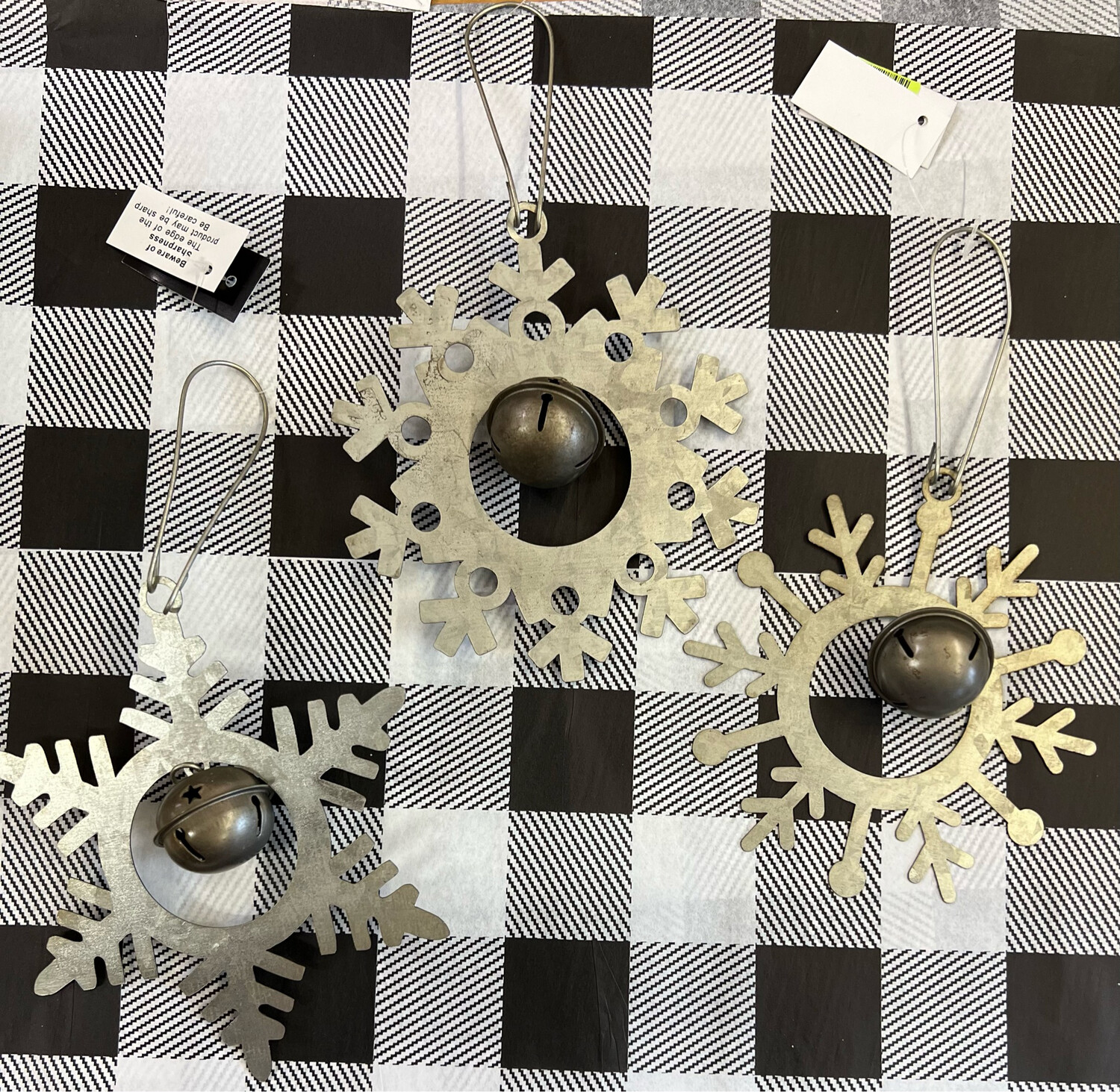 Jingle Snowflake Ornaments Jingle Snowflake Ornaments